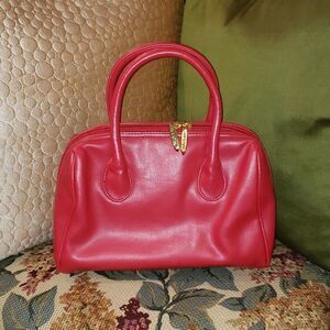 Avon Red Handbag with Shoulder Strap